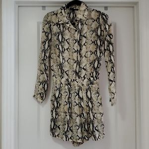 Snakeskin Romper